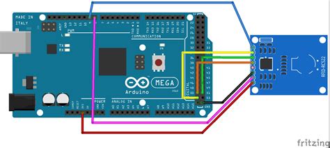 rfid rc522 arduino mega